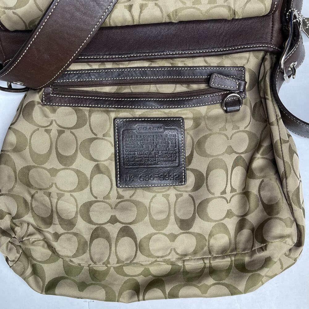 Coach Vintage Legacy Saddle Flap Crossbody Messenger Bag Brown Chocolate. - Picture 11 of 16